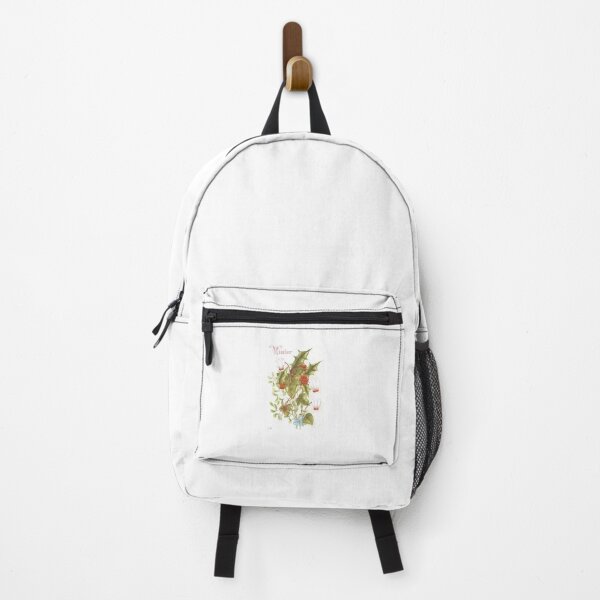 Item preview, Vintage Winter Botanical Holly and Cyclamen Art designed and sold by Antique Science Press.