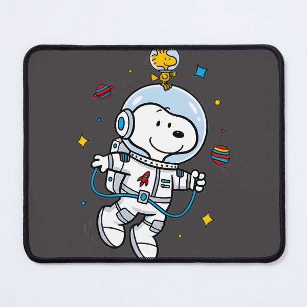 Item preview, Astronaut Snoopy and Woodstock Floating in Space Illustration designed and sold by loui27.