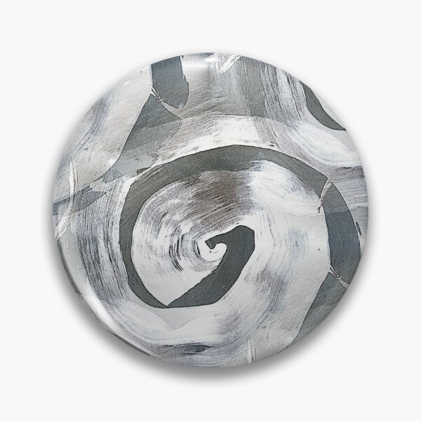 Item preview, Retro Circle Swirl in White and Black designed and sold by Artistestella.