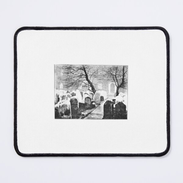 Item preview, Vintage Cemetery Grave Markers Lithograph designed and sold by Antique Science Press.