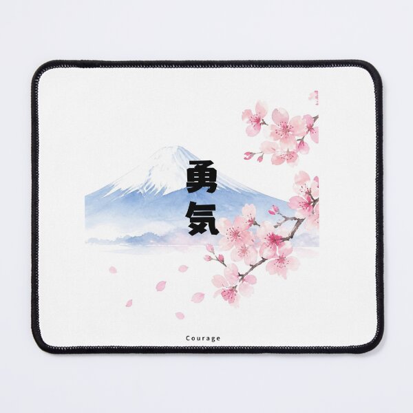 Item preview, Yuuki - Courage | Mount Fuji & Cherry Blossom | Japanese Design designed and sold by JapanMemoir.