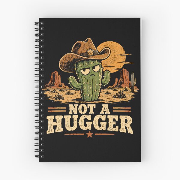 Item preview, Not A Hugger Sarcastic Cowboy Cactus designed and sold by TheEndDesign.