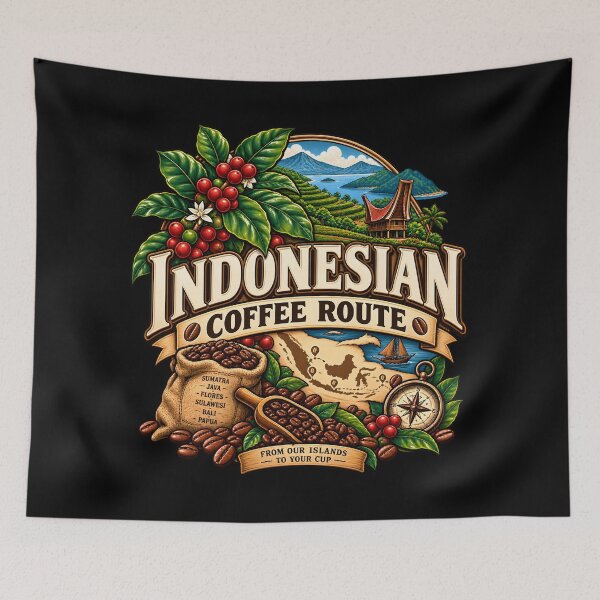 Item preview, Indonesian Coffee Route Part 2 designed and sold by Ahsacom.
