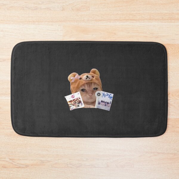 Item preview, Cute Twice-Inspired Kitty Cat Illustration for Fans and Cat Lovers designed and sold by FunnyAftertaste.