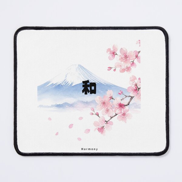 Item preview, Wa - Harmony | Mount Fuji & Cherry Blossom | Japanese Design designed and sold by JapanMemoir.