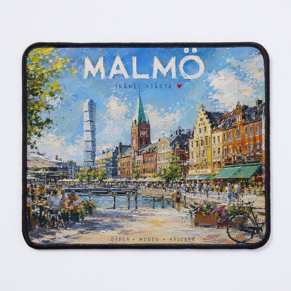 Item preview, Malmö, Sweden – a painting of a summer day in this beautiful Scandinavian city. designed and sold by GalleryKauffeld.