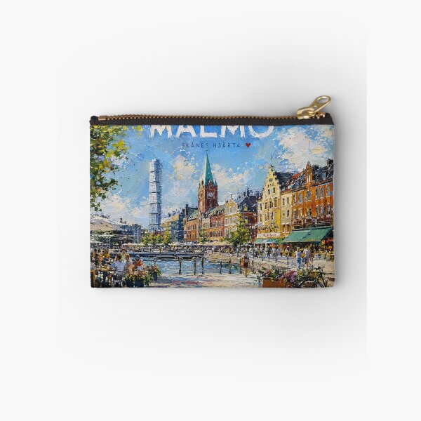 Item preview, Malmö, Sweden – a painting of a summer day in this beautiful Scandinavian city. designed and sold by GalleryKauffeld.