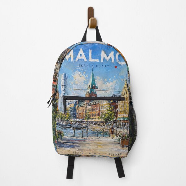 Item preview, Malmö, Sweden – a painting of a summer day in this beautiful Scandinavian city. designed and sold by GalleryKauffeld.