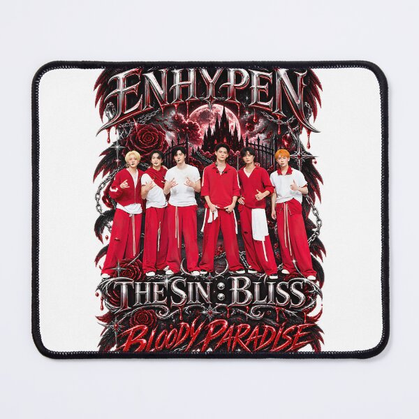 Item preview, ENHYPEN Bloody Paradise Album MV Group Visual Artwork designed and sold by FunnyAftertaste.