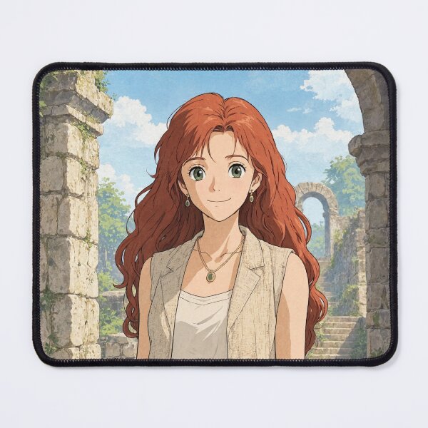 Item preview,  Illustration striking woman standing animated image painting art designed and sold by Vintage Designs +.