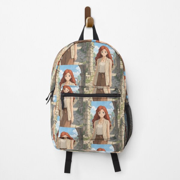 Item preview, Illustration striking woman standing animated image painting art designed and sold by Vintage Designs +.
