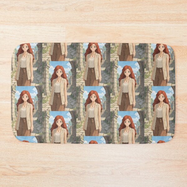 Item preview,  Illustration striking woman standing animated image painting art designed and sold by Vintage Designs +.