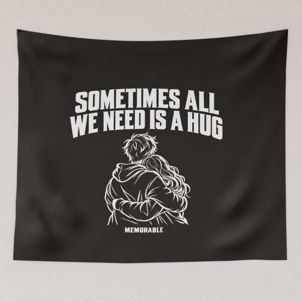Item preview, Sometimes All We Need Is A Hug Memorable Couple Graphic designed and sold by YAWO-PAE.