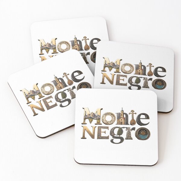 Item preview, Montenegro Typography – Mountains, Church & Heritage Letters designed and sold by VladisWorld.