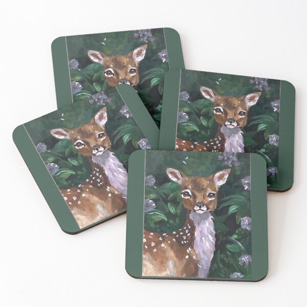 Item preview, a deer in the forest designed and sold by CanvasCloud.
