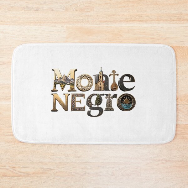 Item preview, Montenegro Typography – Mountains, Church & Heritage Letters designed and sold by VladisWorld.