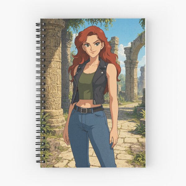 Item preview, Illustration striking woman standing animated image painting art designed and sold by Vintage Designs +.