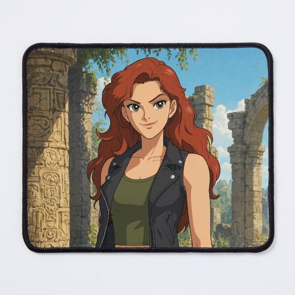 Item preview, Illustration striking woman standing animated image painting art designed and sold by Vintage Designs +.