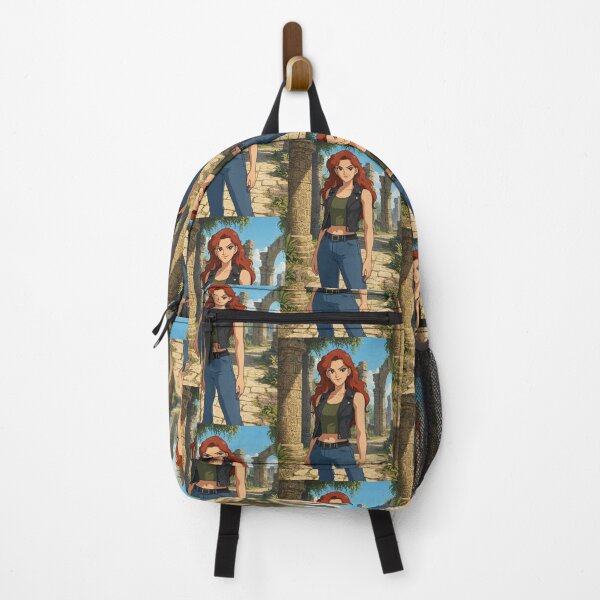 Item preview, Illustration striking woman standing animated image painting art designed and sold by Vintage Designs +.