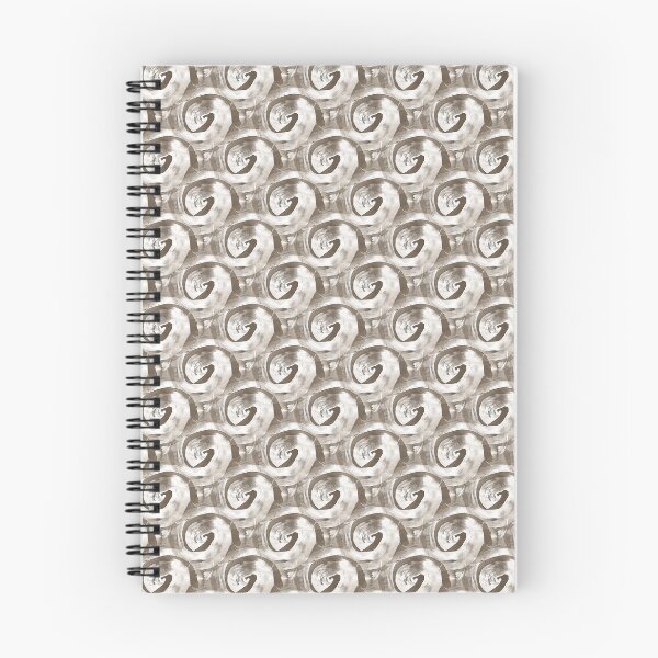 Item preview, Retro Circle Swirl in White and Brown designed and sold by Artistestella.