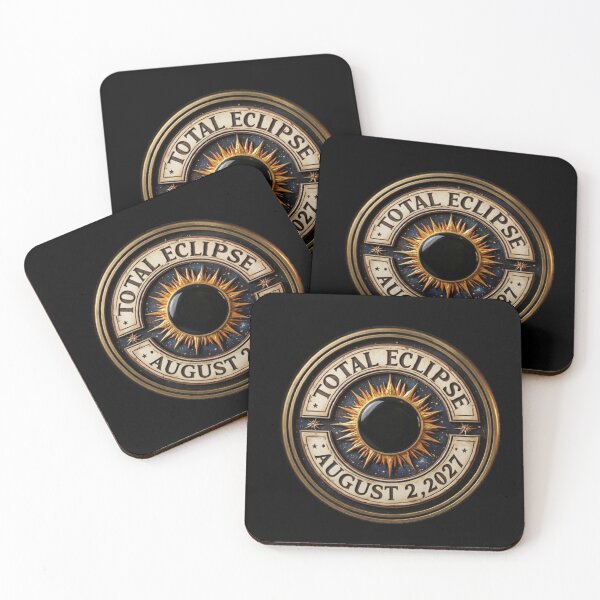 Item preview, Astronomy Celestial Vintage Souvenir for Total Solar Eclipse August 2 2027 Countdown Circle. designed and sold by Giulivo Store Graphic.