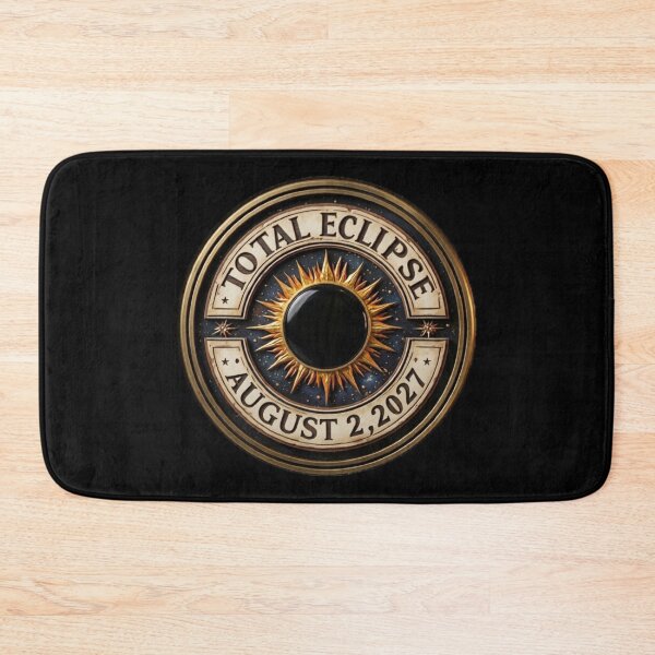 Item preview, Astronomy Celestial Vintage Souvenir for Total Solar Eclipse August 2 2027 Countdown Circle. designed and sold by Giulivo Store Graphic.