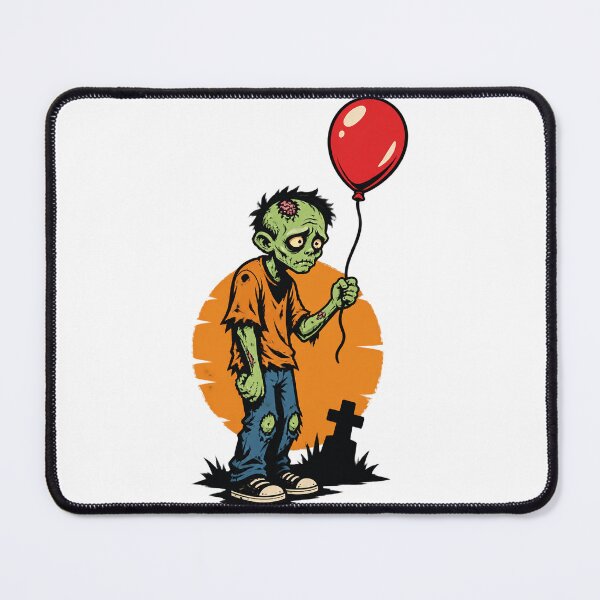 Item preview, Sad Zombie Holding a Balloon Cute and Melancholic Illustration designed and sold by JessElle05.