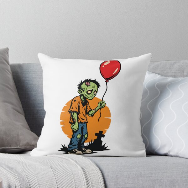 Item preview, Sad Zombie Holding a Balloon Cute and Melancholic Illustration designed and sold by JessElle05.