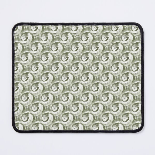 Item preview, Retro Circle Swirl in White and Green designed and sold by Artistestella.