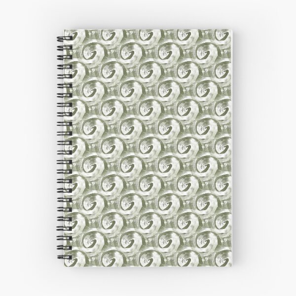 Item preview, Retro Circle Swirl in White and Green designed and sold by Artistestella.