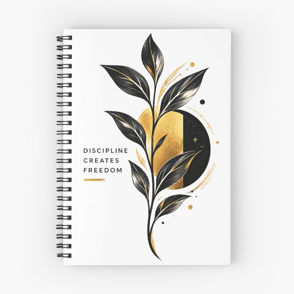 Item preview, Discipline Creates Freedom – Motivational Botanical Art designed and sold by CreativeCook.