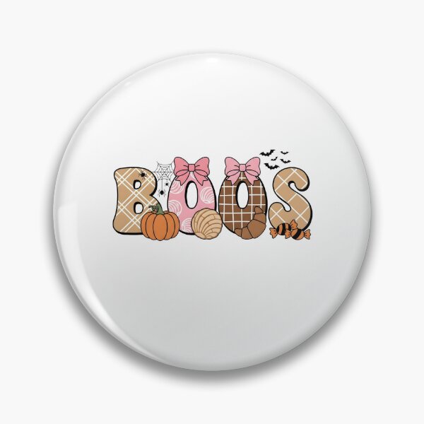 Item preview, Pan Dulce Halloween Boos Cute Pink Concha designed and sold by KroghDs.