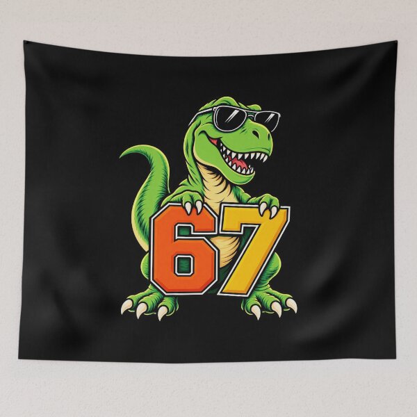 Item preview, Women's Cool Dino 67 Retro Sunset Cartoon T-Shirt – Funny Dinosaur Lover Gift, Vintage Dino Graphic designed and sold by Trendably.