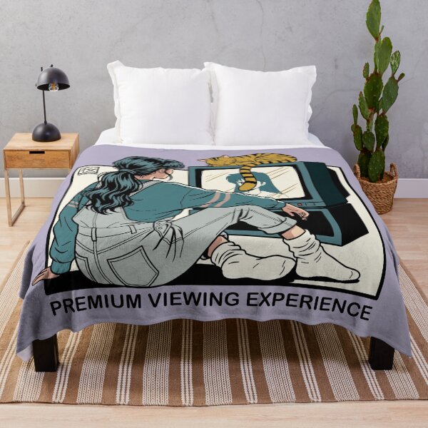 Item preview, Sleeping Ginger Cat Blocking a Retro TV designed and sold by SakuraHaven.