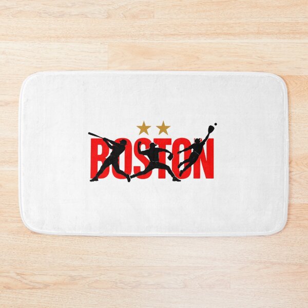 Item preview, Boston-Baseball Action Silhouette With Gold Stars designed and sold by YAWO-PAE.