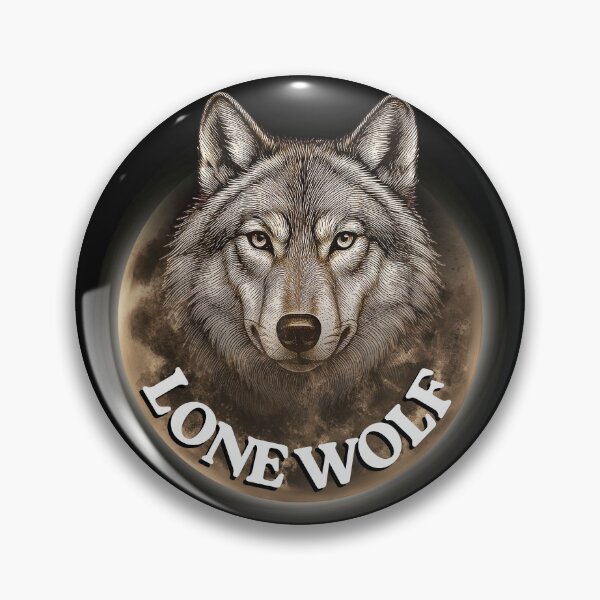 Item preview, Wolf Spirit Vintage Wildlife Illustration -majestic wolf across the moon designed and sold by OLYUS.