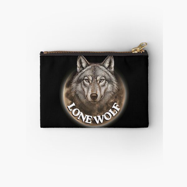 Item preview, Wolf Spirit Vintage Wildlife Illustration -majestic wolf across the moon designed and sold by OLYUS.