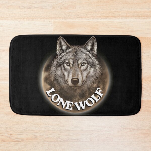 Item preview, Wolf Spirit Vintage Wildlife Illustration -majestic wolf across the moon designed and sold by OLYUS.