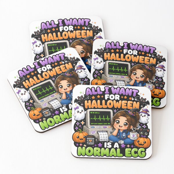 Item preview, All I Want for Halloween Is a Normal ECG — Veterinary Cardiology designed and sold by Bettybee00.