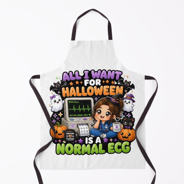 Item preview, All I Want for Halloween Is a Normal ECG — Veterinary Cardiology designed and sold by Bettybee00.