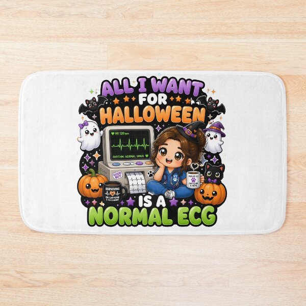 Item preview, All I Want for Halloween Is a Normal ECG — Veterinary Cardiology designed and sold by Bettybee00.