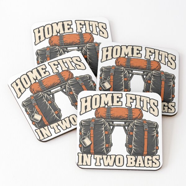 Item preview, Home Fits in Two Bags — Motocamping Rider Gift designed and sold by TorqueTheoryLab.