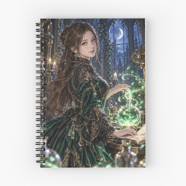 Item preview, Emerald Moon Alchemist – Mystic Castle Laboratory designed and sold by SEIMEI2025.