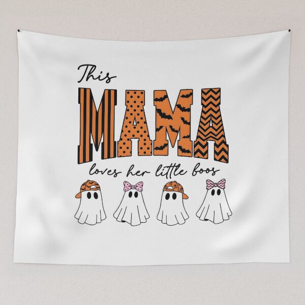 Item preview, This Mama Loves Her Little Boos Halloween Ghost designed and sold by KroghDs.