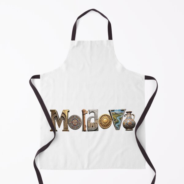 Item preview, Moldova Typography – Fortress, River & Folk Pottery Letters designed and sold by VladisWorld.