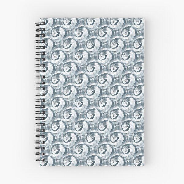 Item preview, Retro Circle Swirl in White and Blue designed and sold by Artistestella.