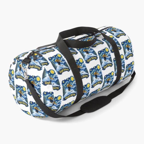 Item preview, Van Gogh Inspired Skiing Winter Sports Art Design designed and sold by Tyler Rickard.