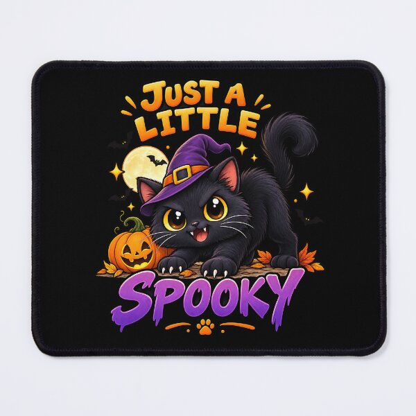 Item preview, Just a Little Spooky Cute Halloween Cat designed and sold by Yomere.