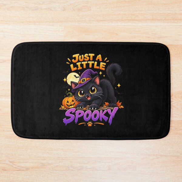 Item preview, Just a Little Spooky Cute Halloween Cat designed and sold by Yomere.
