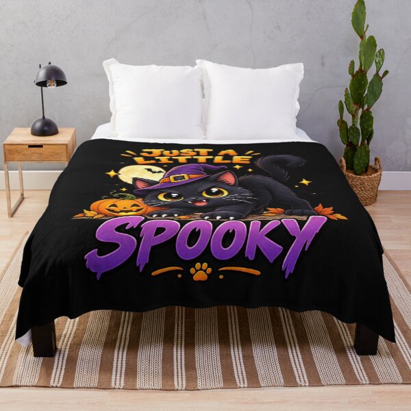 Item preview, Just a Little Spooky Cute Halloween Cat designed and sold by Yomere.